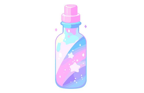Bottle of Glue Illustration: Your Go-To Crafty Doodle Icon