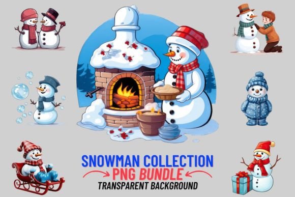 Bring Whimsy to Your Winter Projects with Watercolor Snowman Clipart