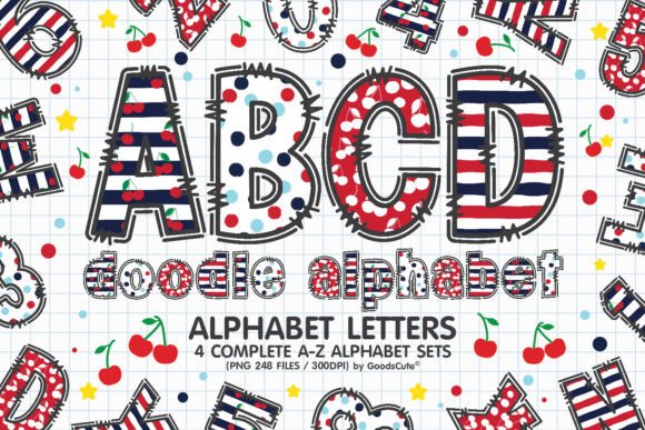 Cherry Alphabet a-Z Letters PNG: A Sweet Asset for Your Design Projects