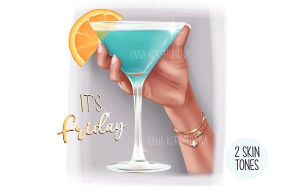Fashion Clipart: The Friday Party Clipart Your Brand Needs