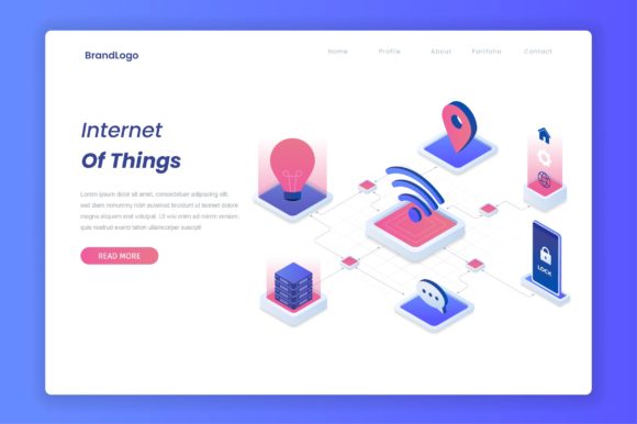 Internet of Things Isometric Concept: Visualizing the Connected Future