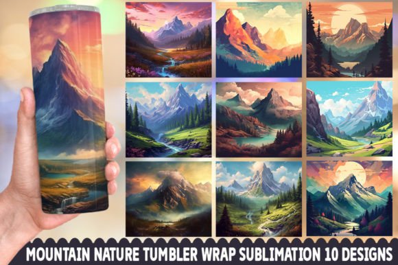 Mountain Nature Tumbler Bundle: Your Design Toolkit