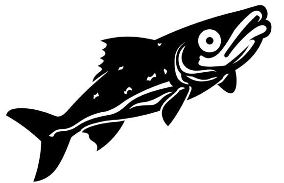 River Haddock Fish Silhouette: A Designer's Go-To Asset