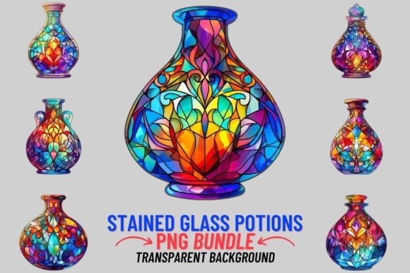 Stained Glass Magic Potion Sublimation: A Designer's Brew