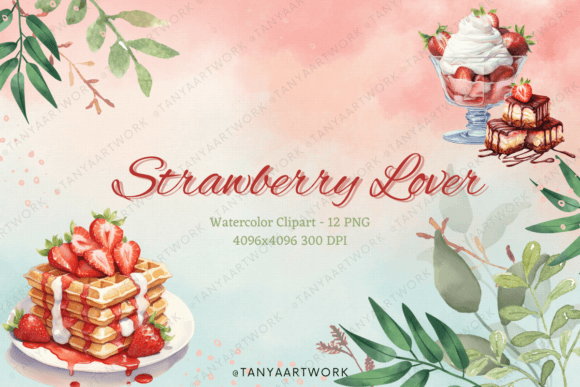 Strawberry Lover SET 02: Sweet Visuals for Modern Branding