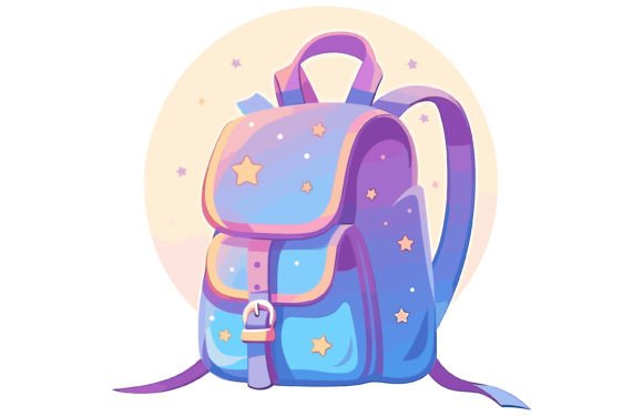 Your Go-To Asset: The Back to School Backpack Icon Illustration